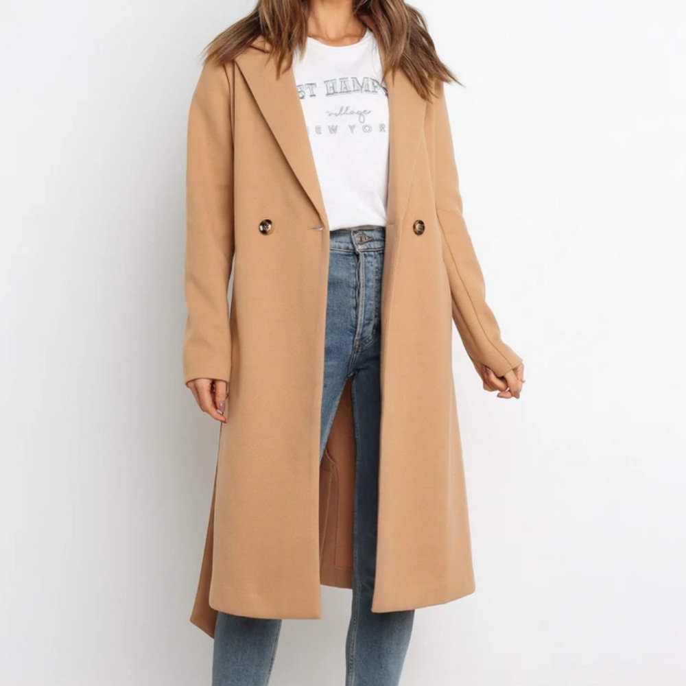 PETAL AND PUP CAMBERWELL COAT-Tan